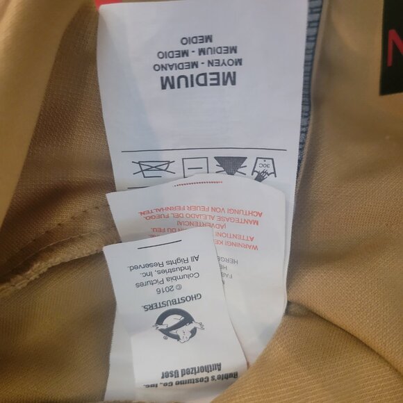 GIRLS MEDIUM (5-7) GHOSTBUSTER DRESS UP HALLOWEEN OUTFIT - HOLTZMAN - GUC - Picture 6 of 7